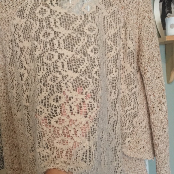 Free people sweater with lace back - Picture 4 of 5